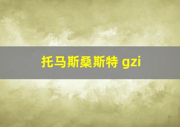 托马斯桑斯特 gzi